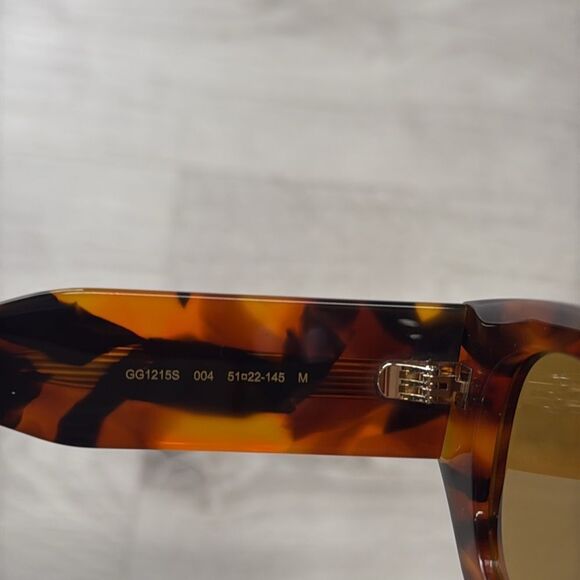 Gucci GG1215S Havana Brown‎ OS 51 Eye NWT in packaging main image 4